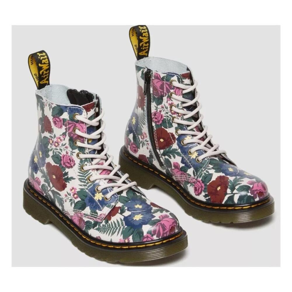 Dr Martens 1460 floral lace up boots NEW 5